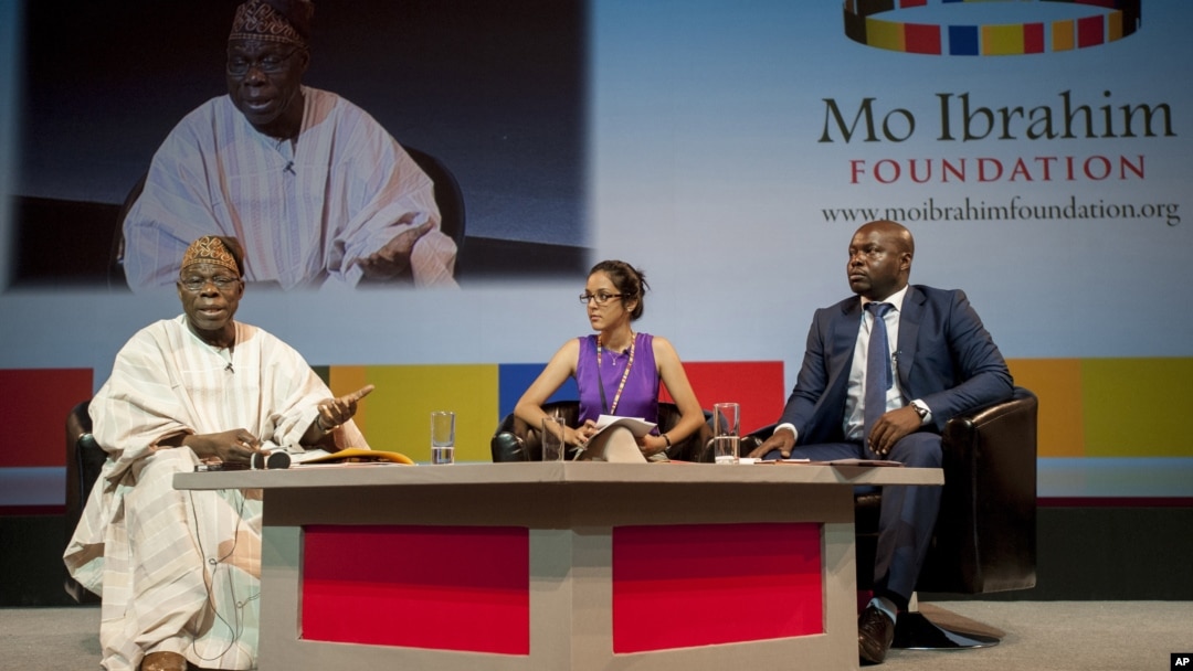 FILE - A session of the forum 'African Youth: Fulfilling the Potential' hosted by the Mo Ibrahim Foundation in Dakar, Senegal.