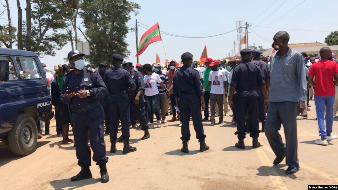 Presença da Polícia atrasa marcha da UNITA em Malanje, Angola
