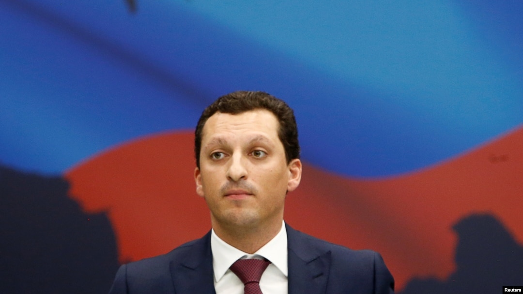 FILE - Kirill Shamalov, an executive of Russian energy company Sibur and husband of one of Russian President Putin's two daughters, attends a session of the National Oil and Gas Forum in Moscow, Russia, April 20, 2016.