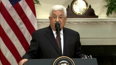 Trump Meets Palestinian Leader at White House