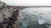After Many Years, People in Gaza Enjoy Clean Seawater
