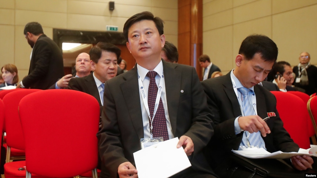 North Korean top diplomat Jo Chol Su attends the Moscow Nonproliferation Conference in Moscow, Russia November 8, 2019. REUTERS/Maxim Shemetov