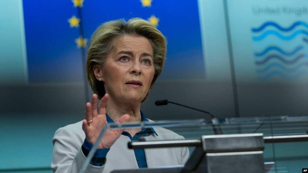 우르줄라 폰데어라이엔 EU 집행위원장.