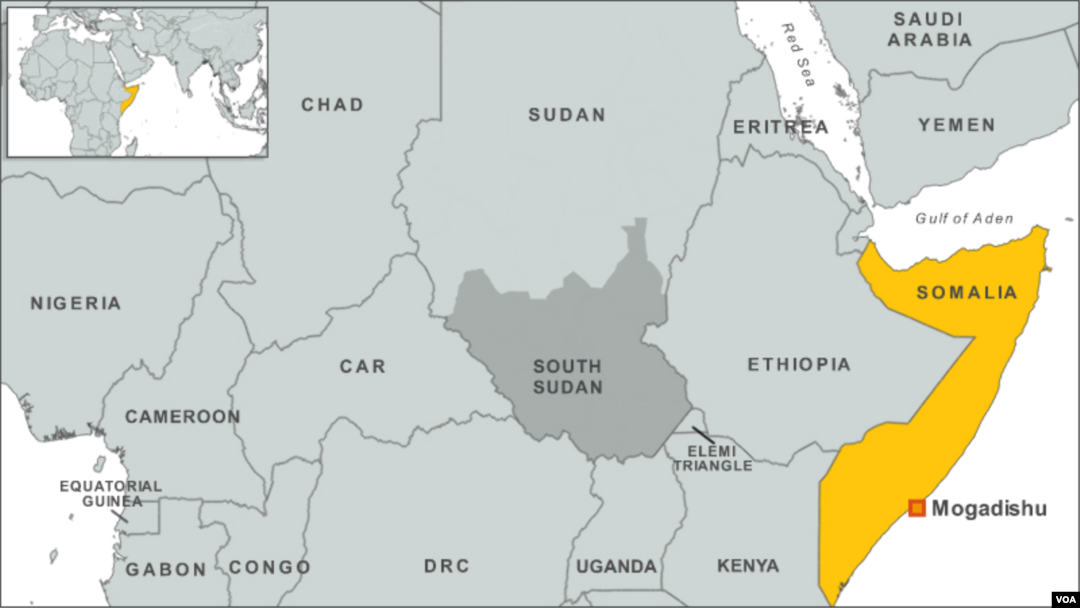 Map of Somalia