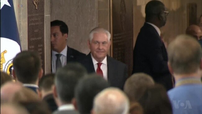 Tillerson Urges Integrity, Good Deeds in Farewell Speech