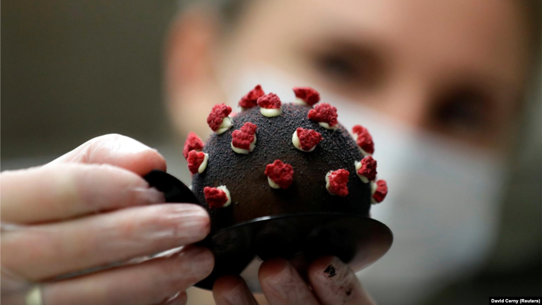 Coronavirus-Shaped Cake