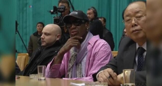 Rodman Back in North Korea to Train National Basketball Team