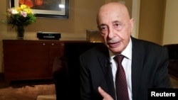 Aguila Saleh, spika wa bunge la Libya lenye makao yake mashariki mwa nchi