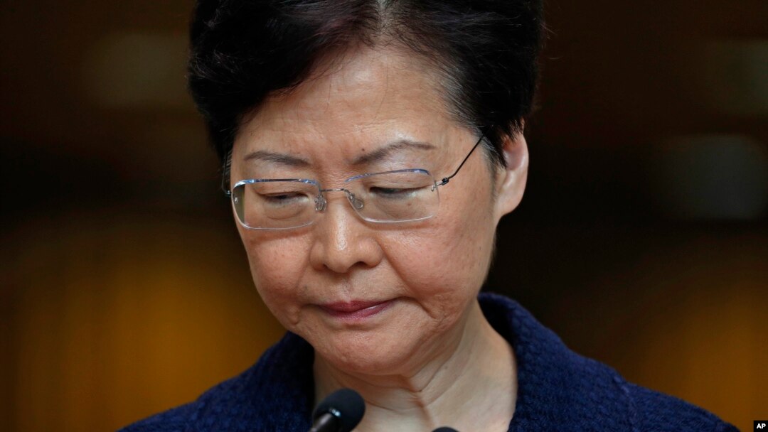 香港特首林鄭月娥.
