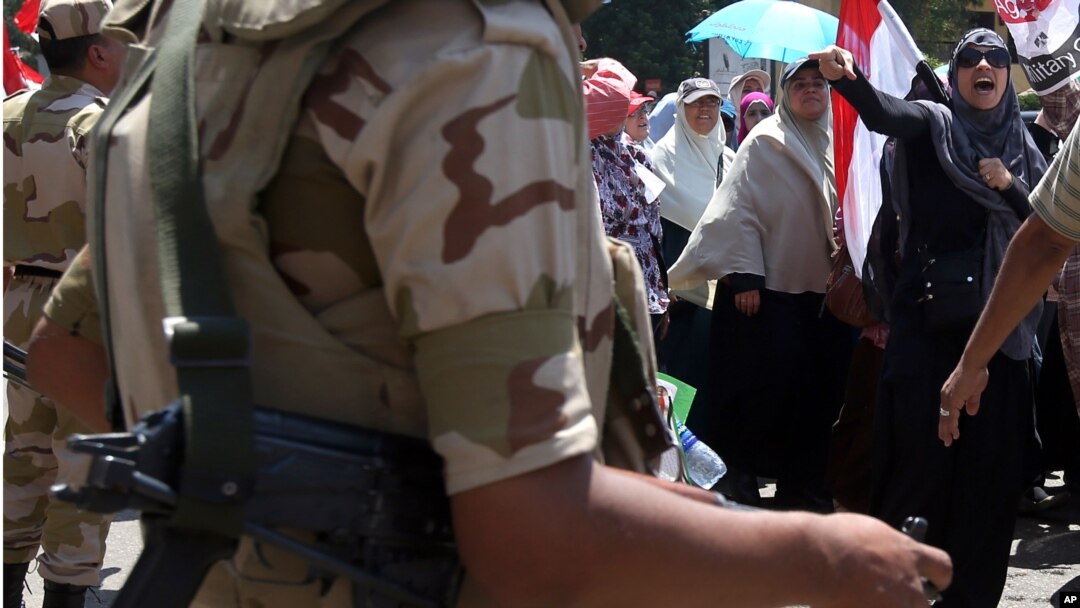 The Arab Al Jazeera television network has accused Egypt's military authorities with tightening the grip on its staff for the past three weeks. 