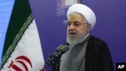 El presidente iraní, Hassan Rouhani, dijo el martes 3 de septiembre de 2019 que la única forma de que las negociaciones sucedan es si Estados Unidos levanta todas sus sanciones contra Irán.