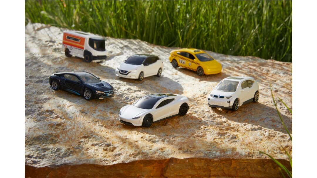 Coches de juguete de metal en una foto de fecha indefinida compartida por Mattel a través de Reuters.