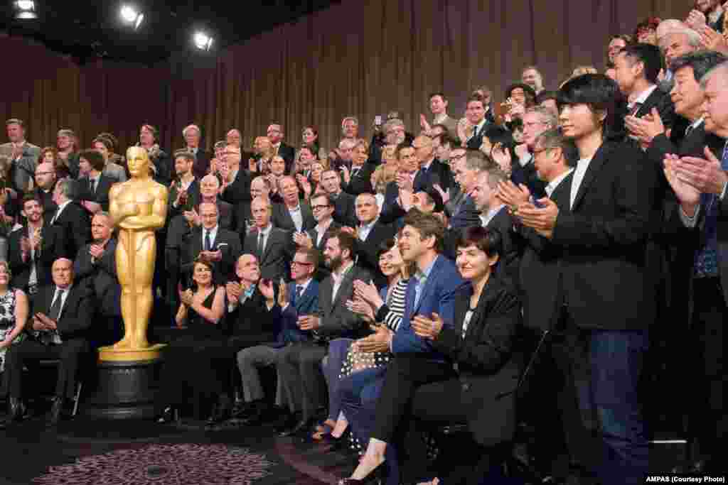 Oscar® nominees at the Oscar® Nominees Luncheon in Beverly Hills, Feb. 2, 2015.