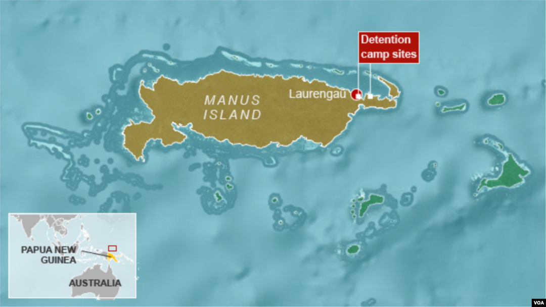 Detention Camp Sites on Manus Island, Papua New Guinea