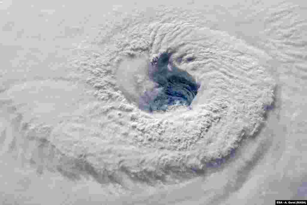A high-definition video camera outside the space station captured stark and sobering views of Hurricane Florence, a Category 4 storm. "Ever stared down the gaping eye of a category 4 hurricane? It's chilling, even from space," says European Space Agency astronaut Alexander Gerst (@Astro_Alex), who is currently living and working aboard the International Space Station as a member of the Expedition 56 crew.