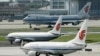中國國際航空公司的飛機。（美聯社資料圖）