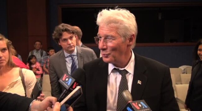 Actor Richard Gere Testifies at US Congressional Hearing on Human Rights