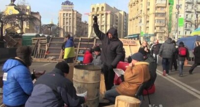 Ukraine's Protesters Prepare for Long Haul
