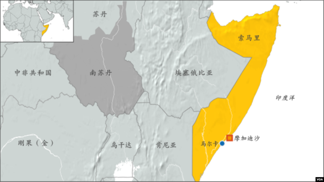 索馬里地圖